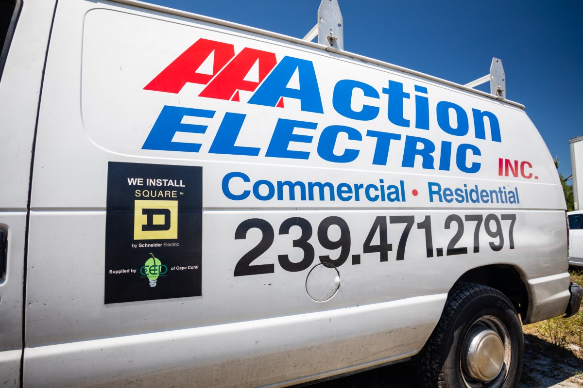 AA Action Company van